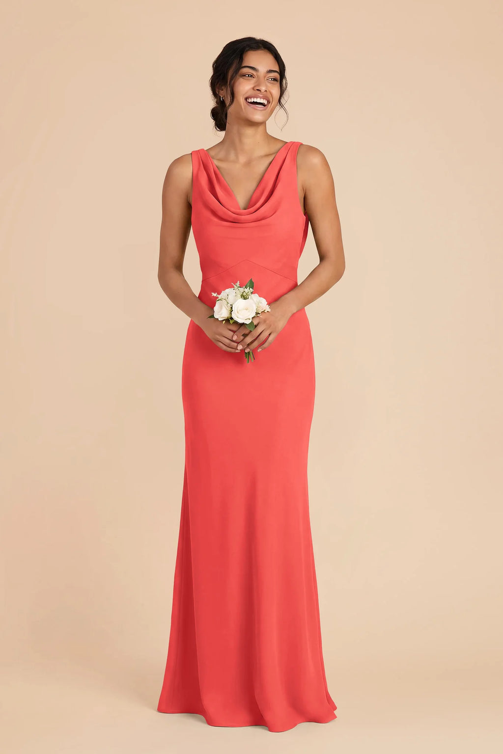Odette Guava alternate view 1 bridesmaid dress