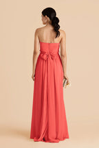 Elodie Guava alternate view 2 bridesmaid dress