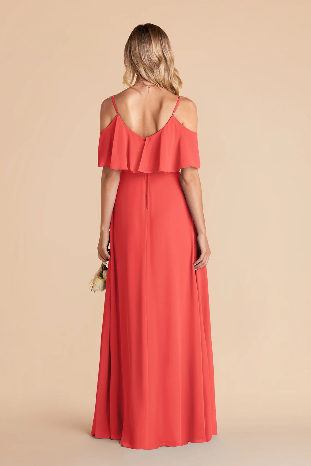 Genevieve Guava alternate view 4 bridesmaid dress