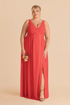 Annelise Guava alternate view 1 bridesmaid dress
