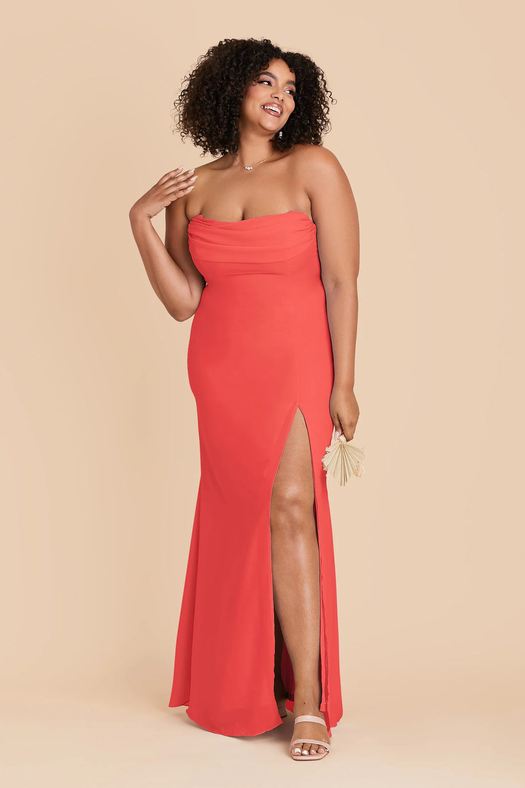 Odessa Guava alternate view 2 bridesmaid dress