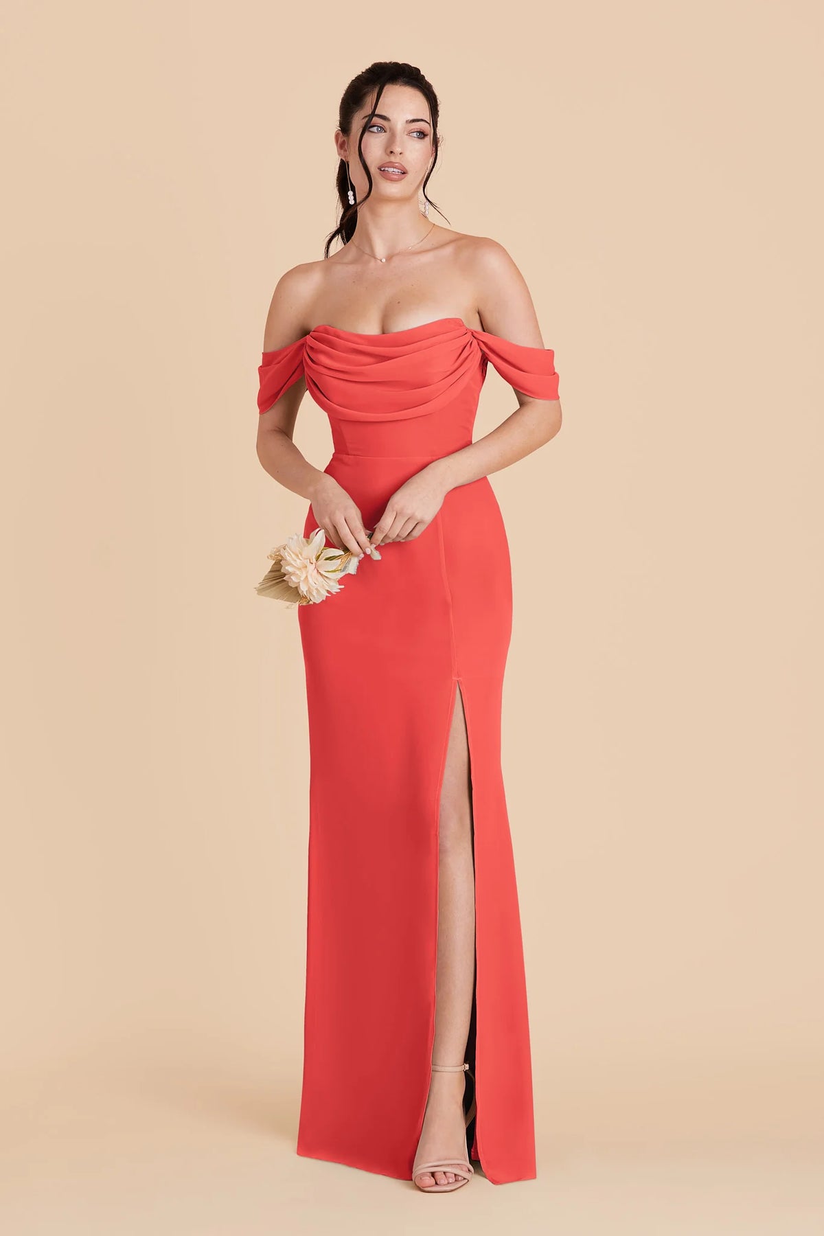 Odessa Guava alternate view 3 bridesmaid dress