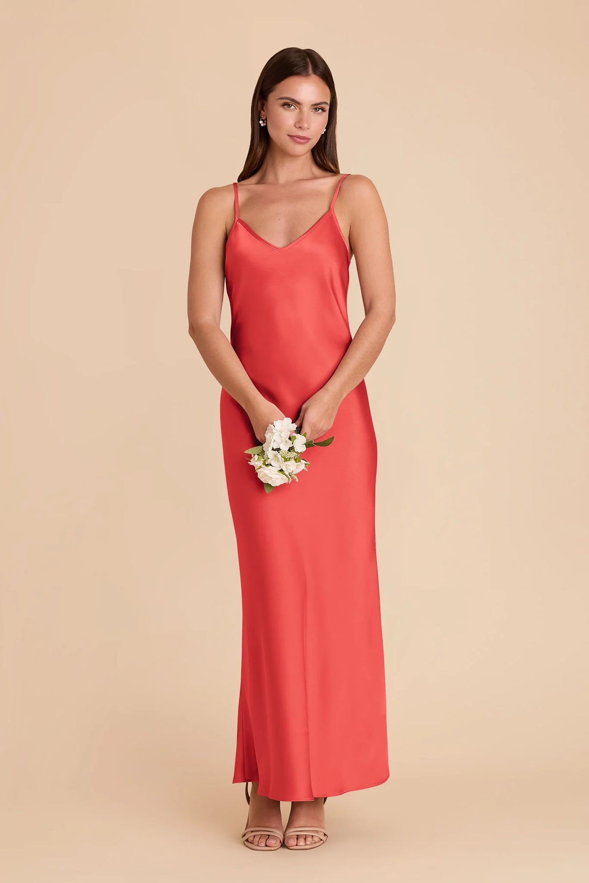 Amara Guava alternate view 2 bridesmaid dress