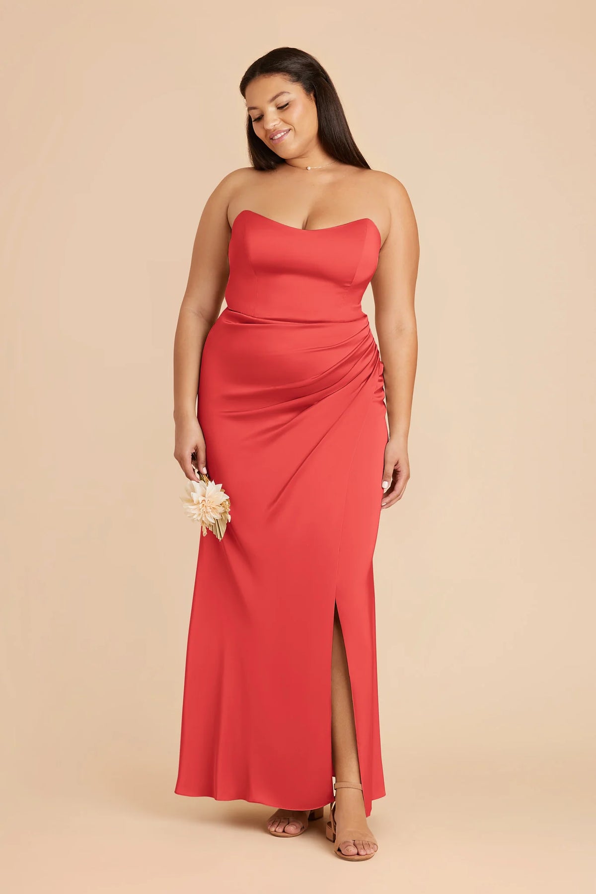 Lucienne Guava alternate view 5 bridesmaid dress