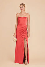 Lucienne Guava alternate view 2 bridesmaid dress