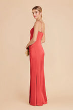 Lucienne Guava alternate view 3 bridesmaid dress