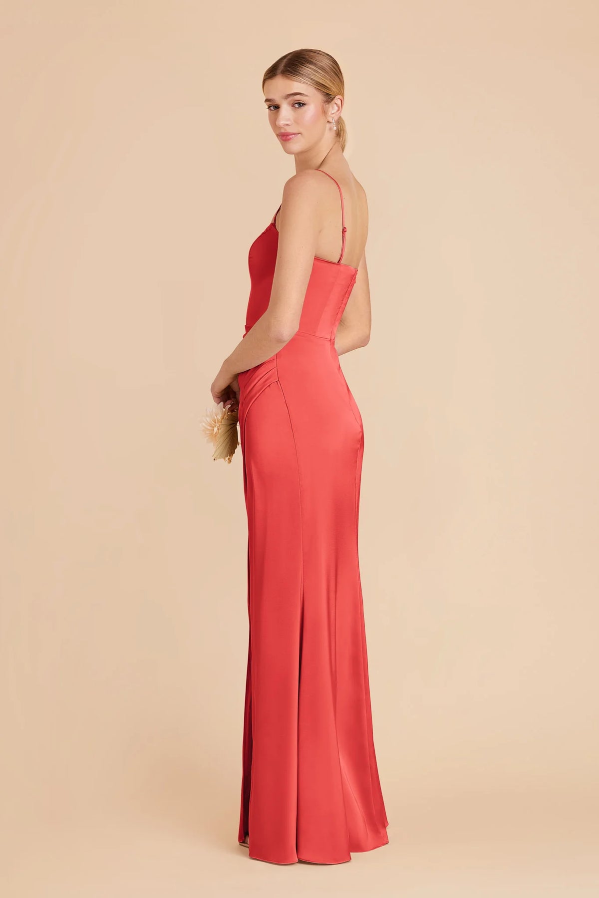 Lucienne Guava alternate view 3 bridesmaid dress