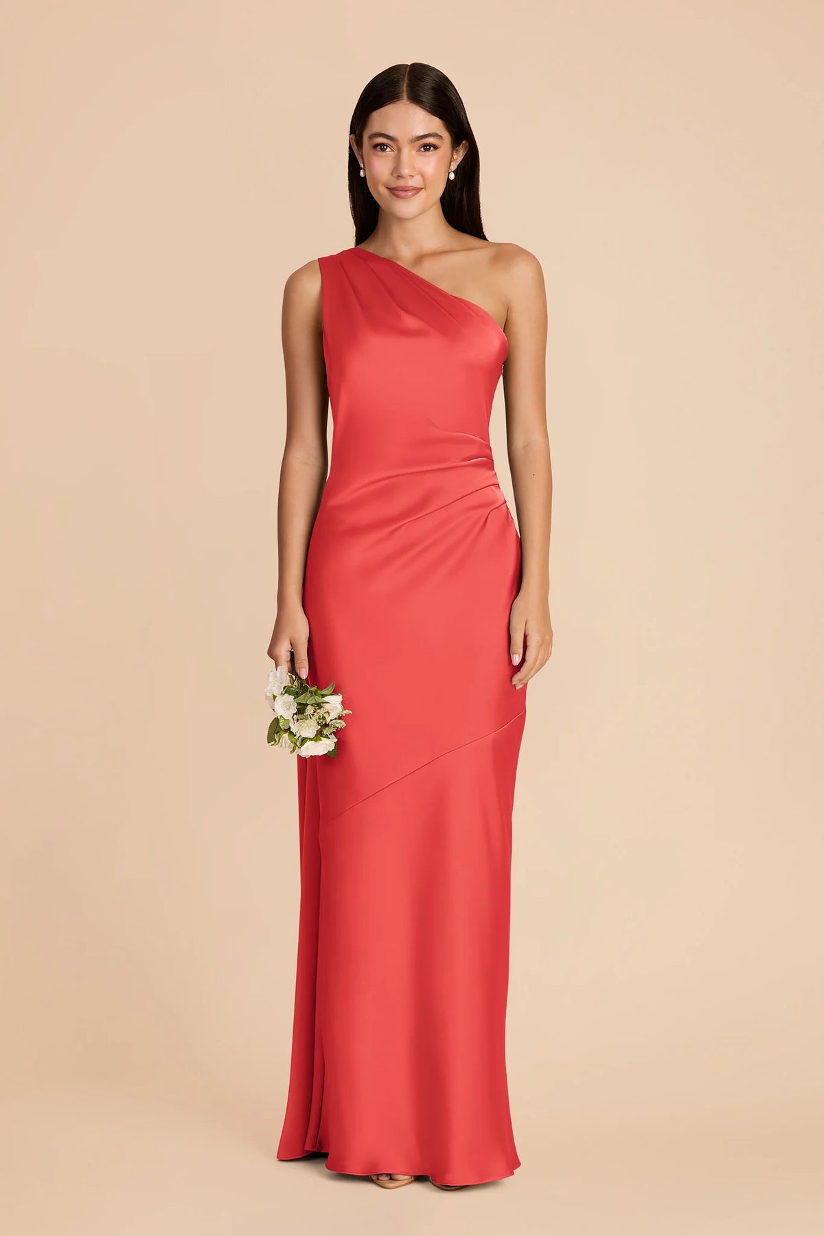 Ariadne Guava alternate view 2 bridesmaid dress