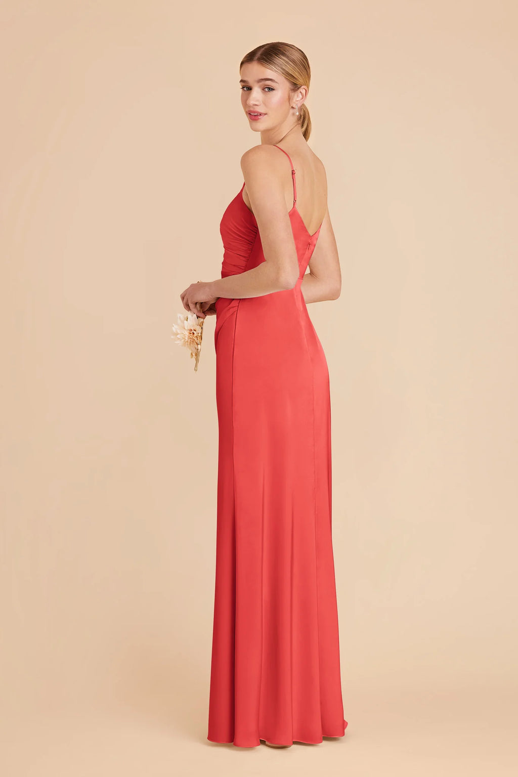 Elara Guava alternate view 3 bridesmaid dress