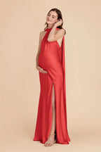 Camille Guava alternate view 6 bridesmaid dress