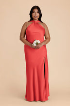 Camille Guava alternate view 7 bridesmaid dress