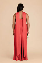 Camille Guava back view bridesmaid dress