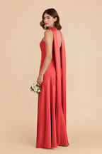 Camille Guava alternate view 4 bridesmaid dress