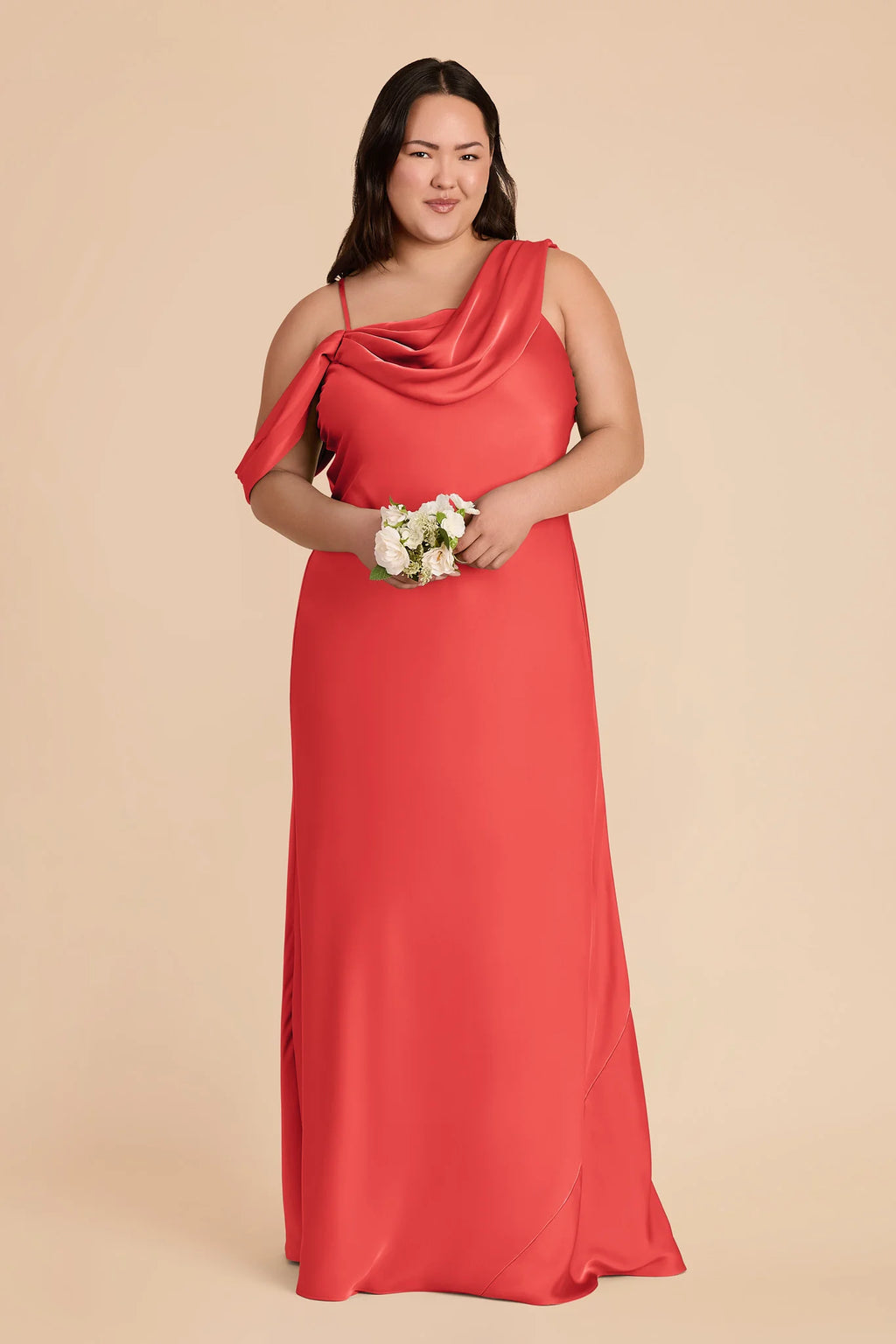 Thalia Guava alternate view 1 bridesmaid dress