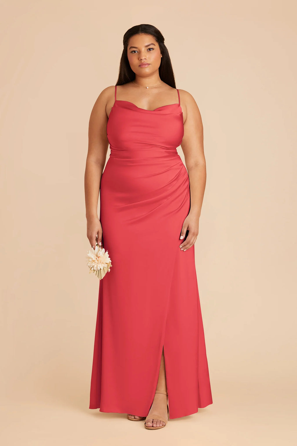 Sabine Guava alternate view 1 bridesmaid dress