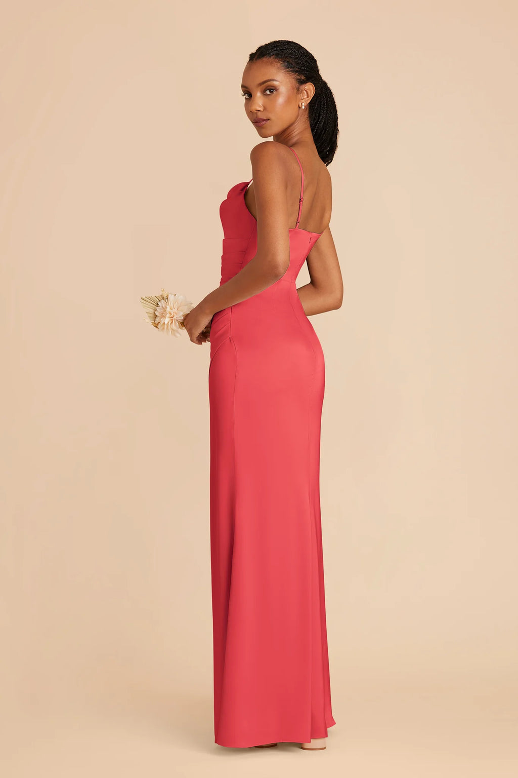 Sabine Guava alternate view 2 bridesmaid dress