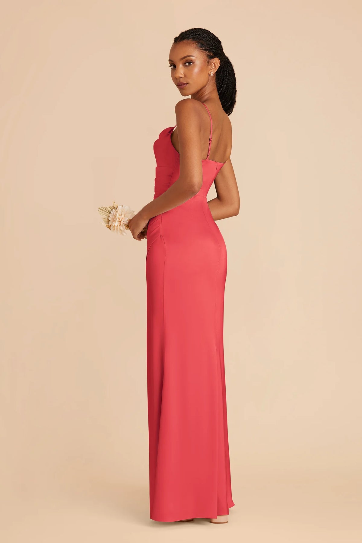 Sabine Guava alternate view 2 bridesmaid dress