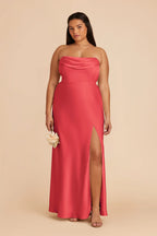 Corinne Guava alternate view 6 bridesmaid dress