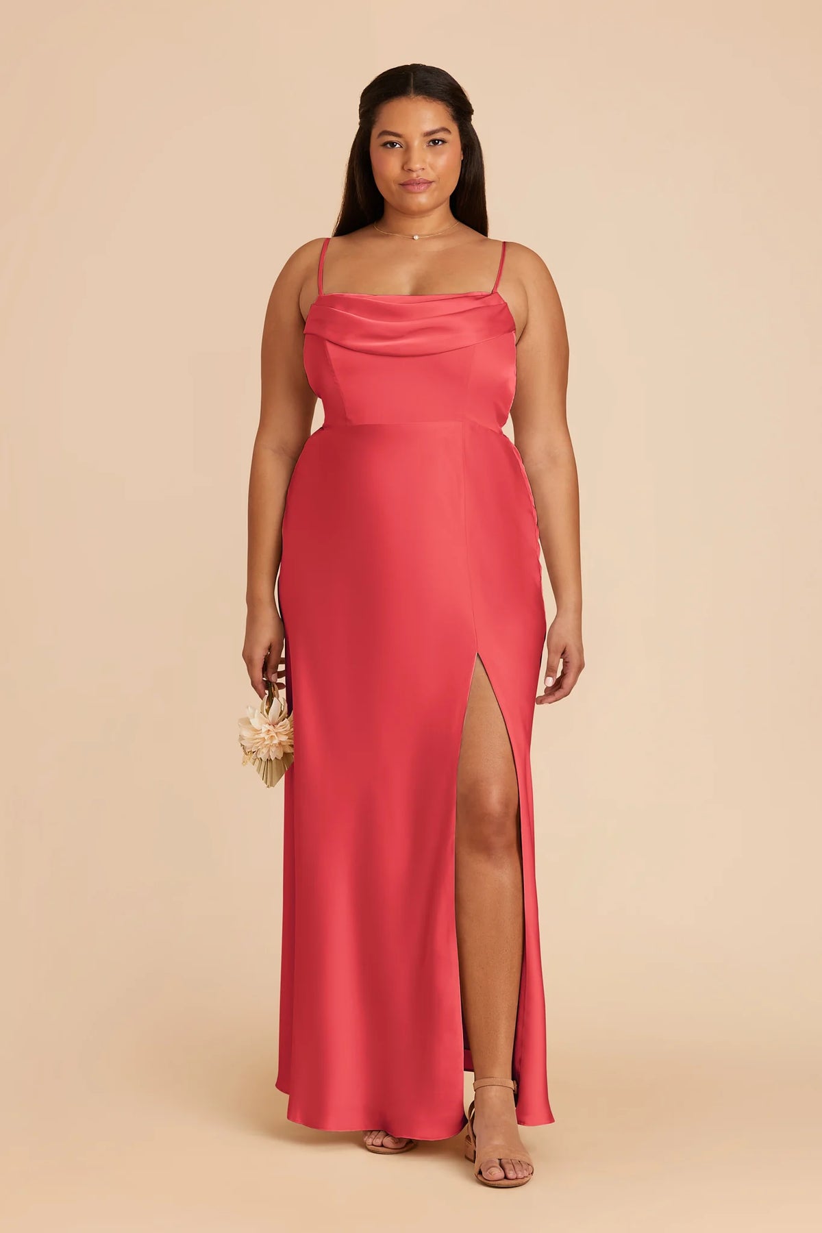 Corinne Guava alternate view 7 bridesmaid dress