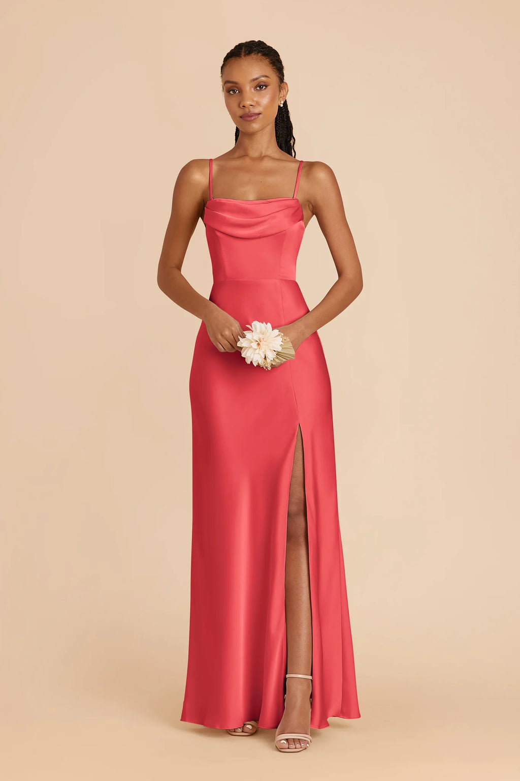 Corinne Guava alternate view 3 bridesmaid dress