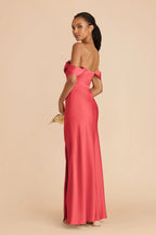 Corinne Guava alternate view 4 bridesmaid dress