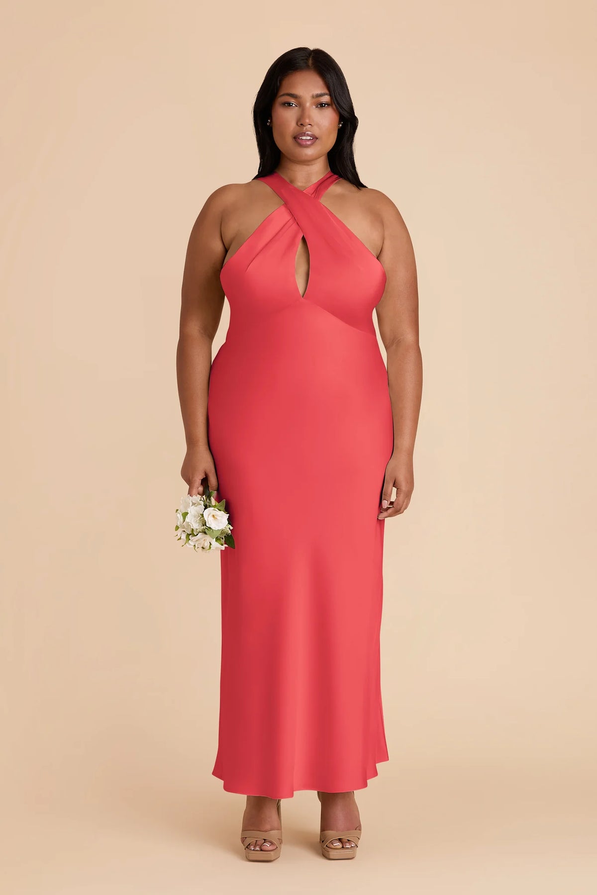 Seraphine Guava alternate view 1 bridesmaid dress