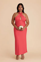 Seraphine Guava alternate view 5 bridesmaid dress