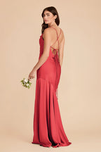 Estelle Guava alternate view 4 bridesmaid dress