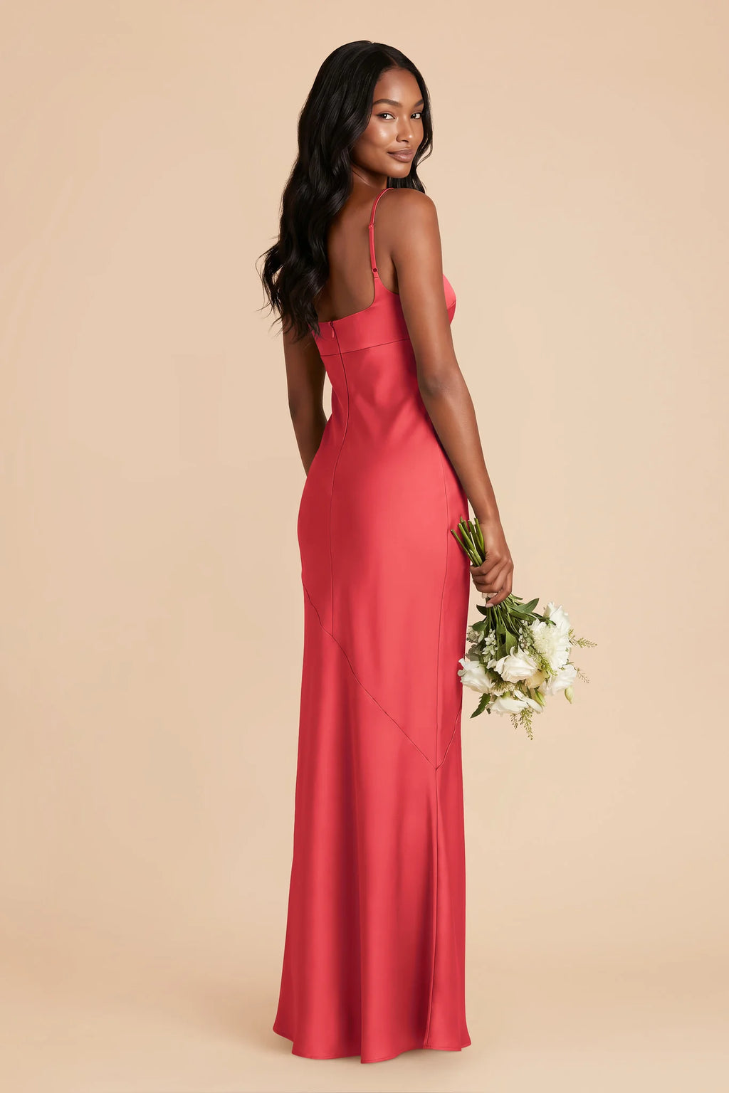 Noelle Guava alternate view 2 bridesmaid dress