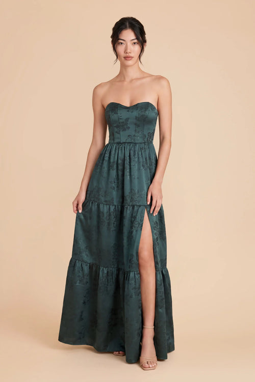 Aveline Hunter front view bridesmaid dress