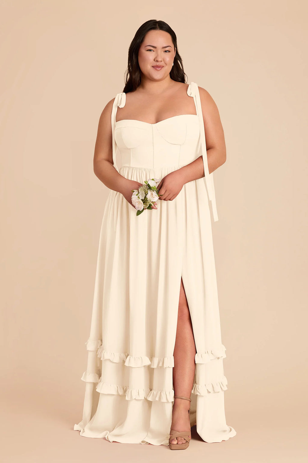 Daphne Ivory Cream alternate view 1 bridesmaid dress