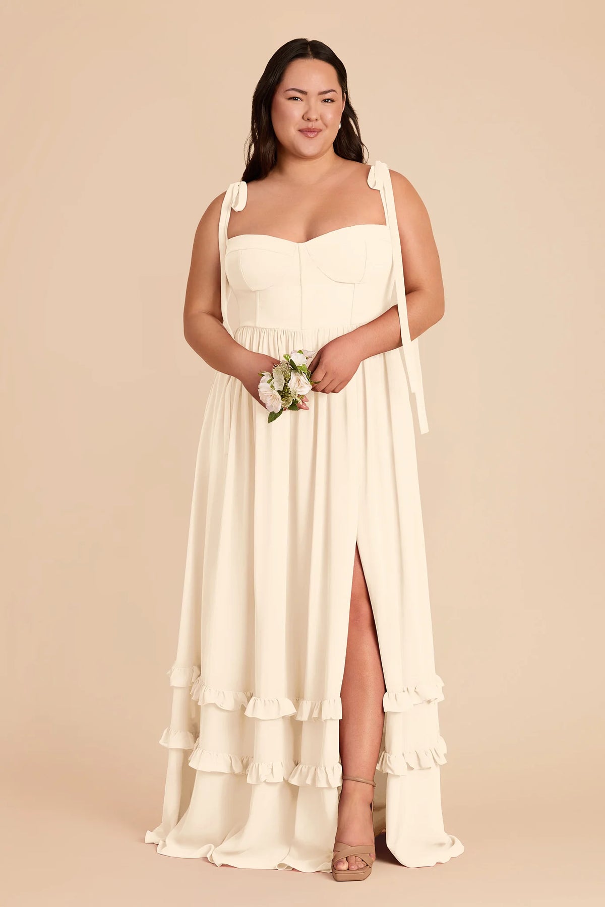 Daphne Ivory Cream alternate view 1 bridesmaid dress