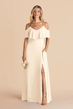 Genevieve Ivory Cream alternate view 4 bridesmaid dress