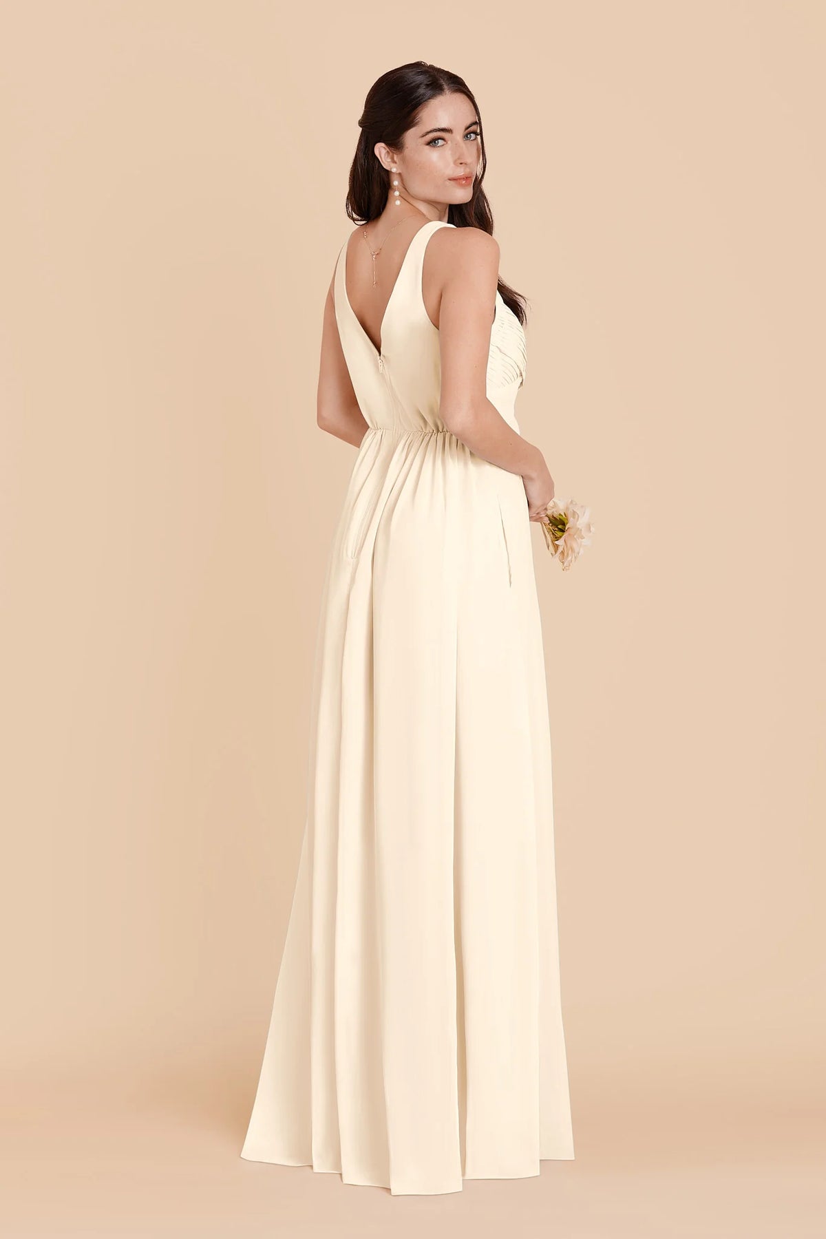 Annelise Ivory Cream alternate view 3 bridesmaid dress
