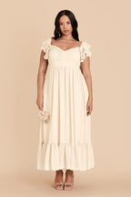 Talia Ivory Cream alternate view 1 bridesmaid dress