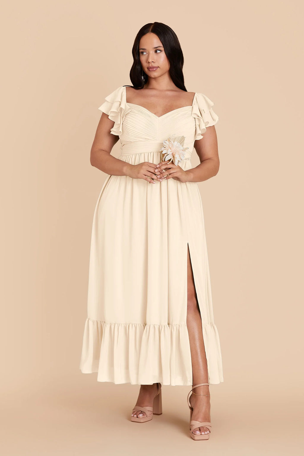 Talia Ivory Cream alternate view 5 bridesmaid dress