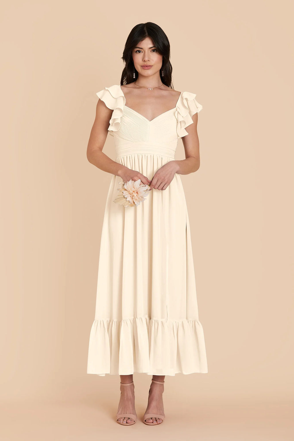 Talia Ivory Cream alternate view 2 bridesmaid dress