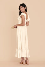 Talia Ivory Cream alternate view 3 bridesmaid dress