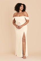 Odessa Ivory Cream alternate view 4 bridesmaid dress