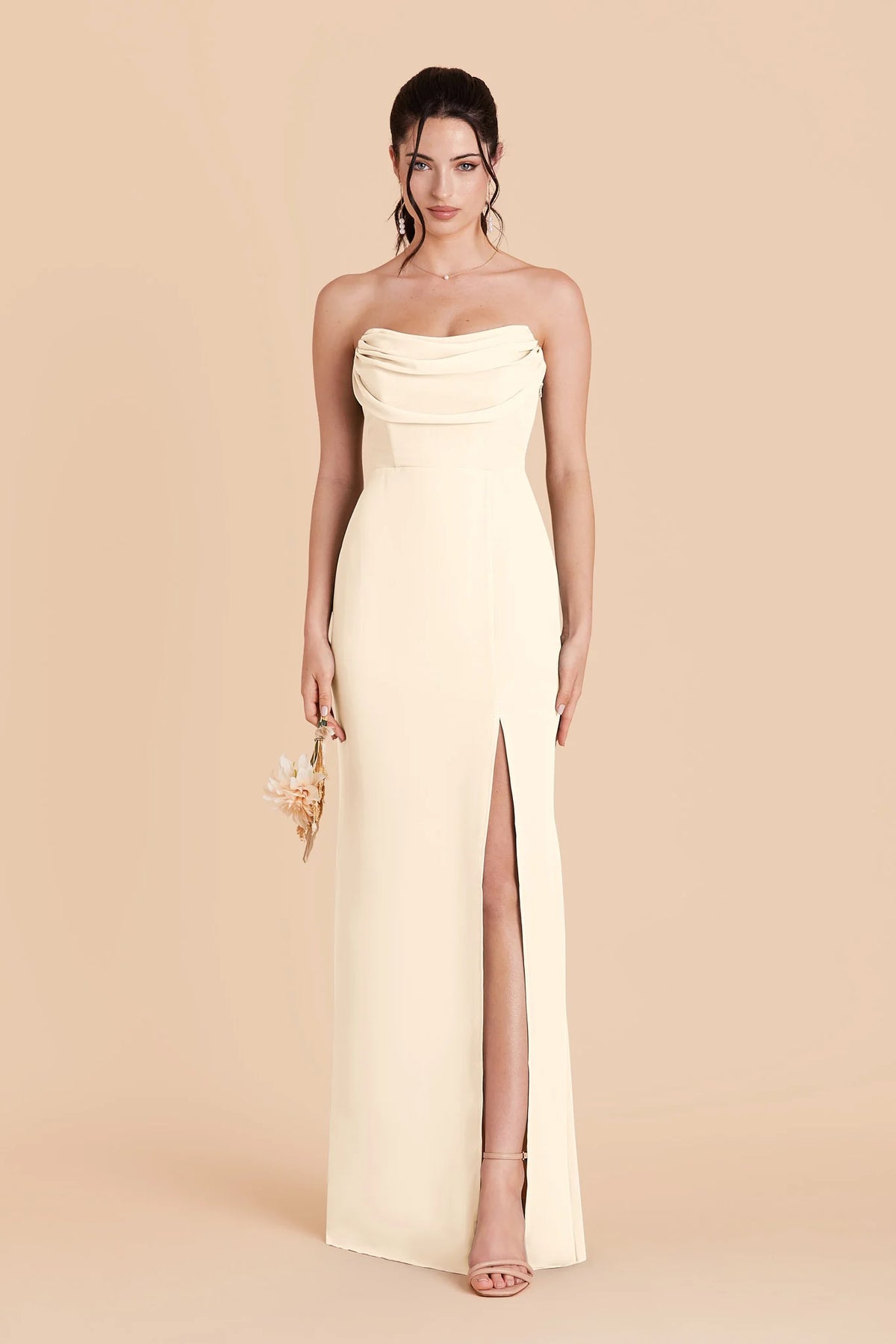 Odessa Ivory Cream alternate view 1 bridesmaid dress