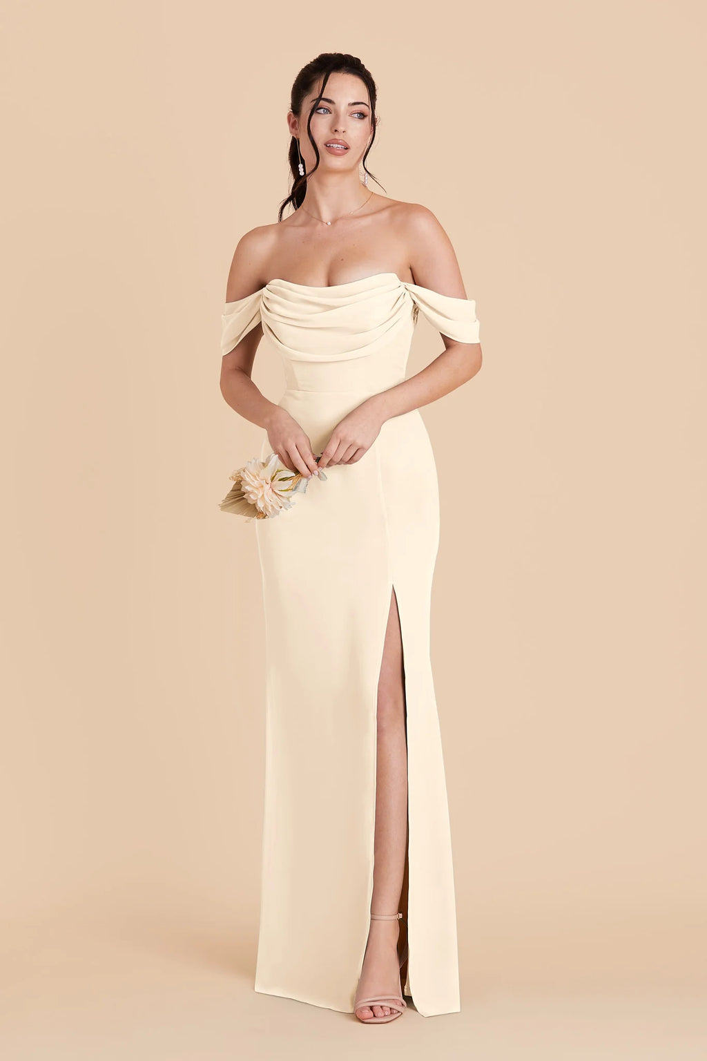Odessa Ivory Cream alternate view 3 bridesmaid dress