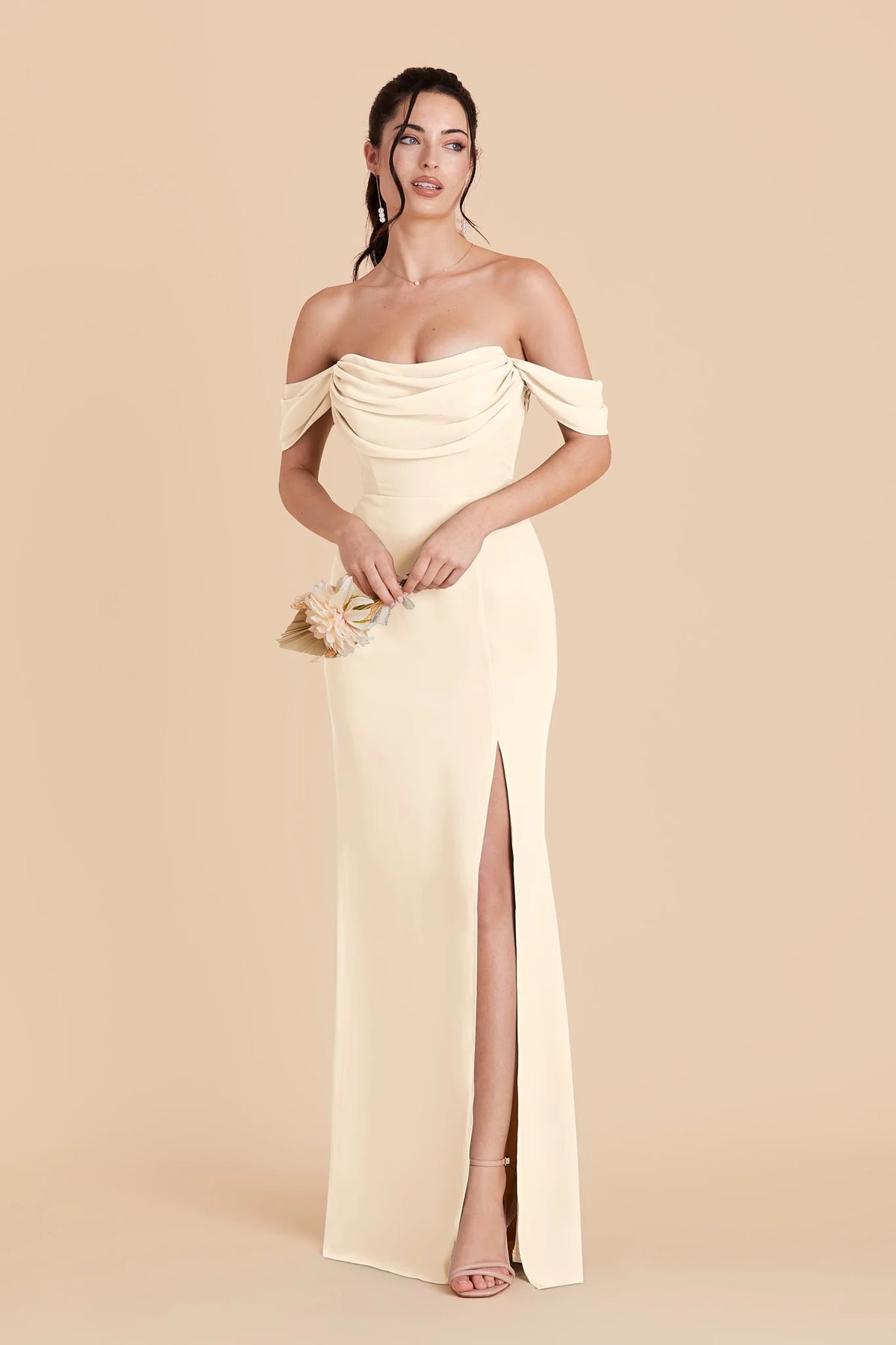 Odessa Ivory Cream alternate view 3 bridesmaid dress