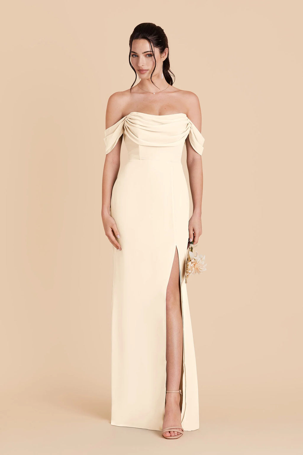 Odessa Ivory Cream alternate view 6 bridesmaid dress