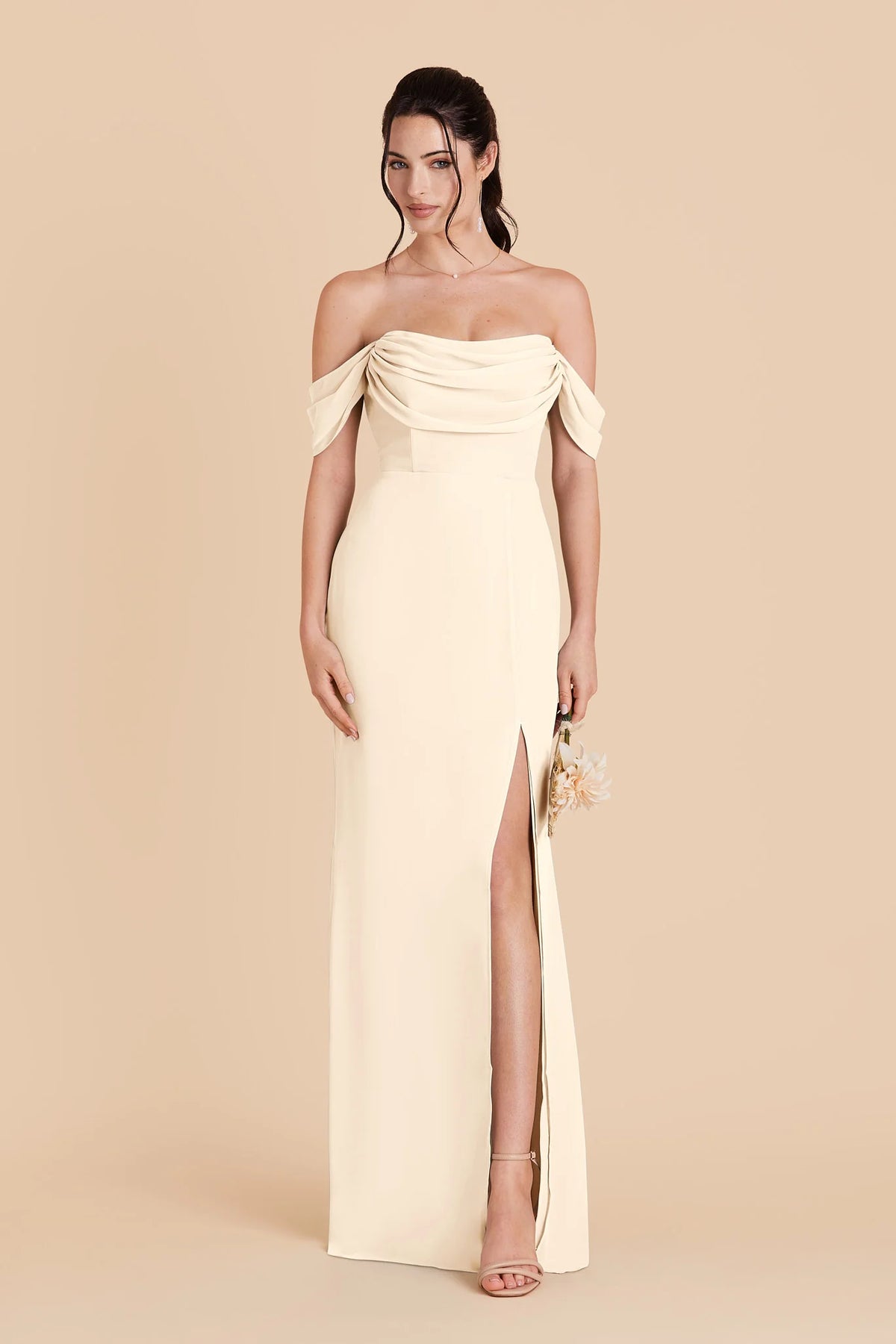 Odessa Ivory Cream alternate view 6 bridesmaid dress
