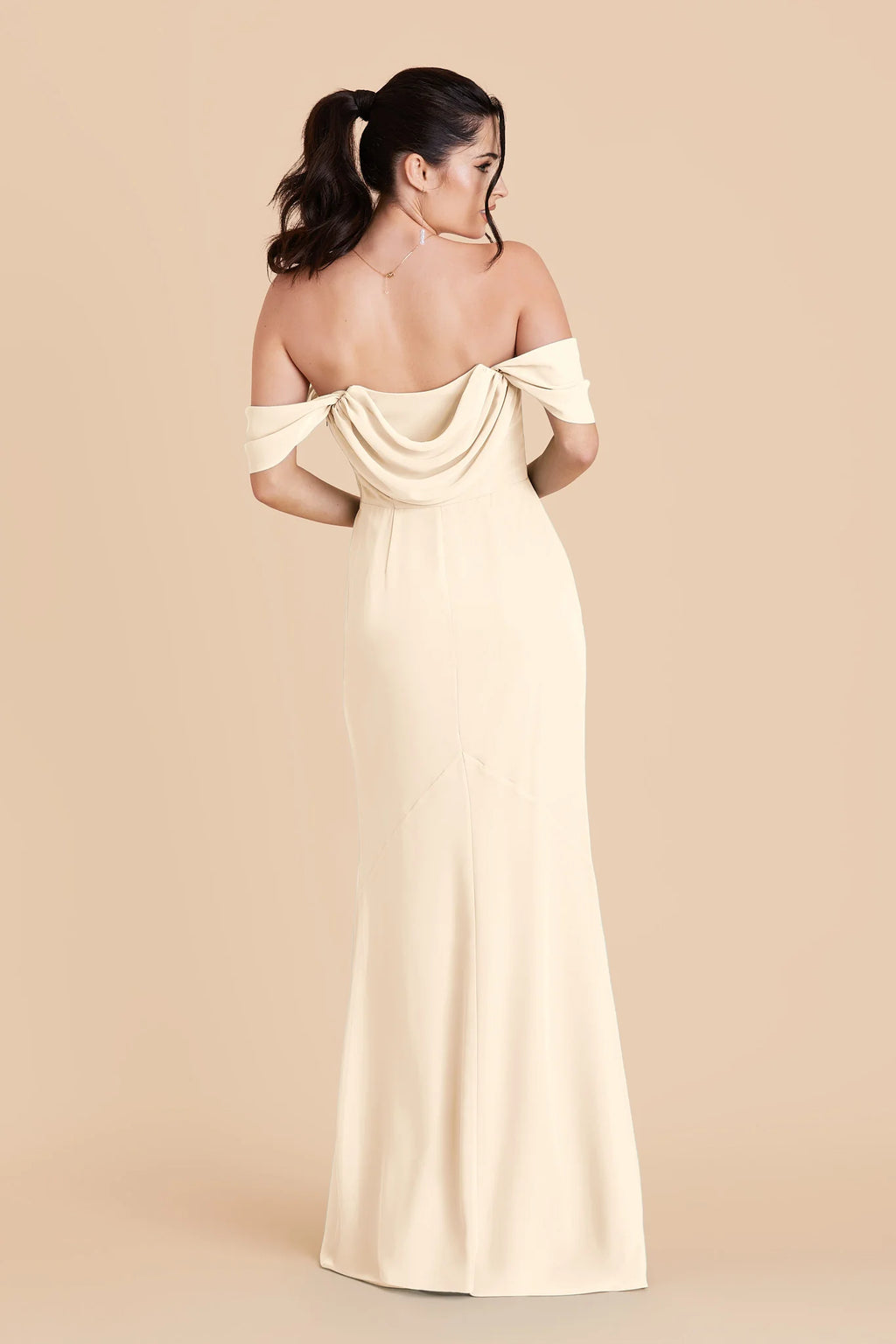 Odessa Ivory Cream alternate view 7 bridesmaid dress