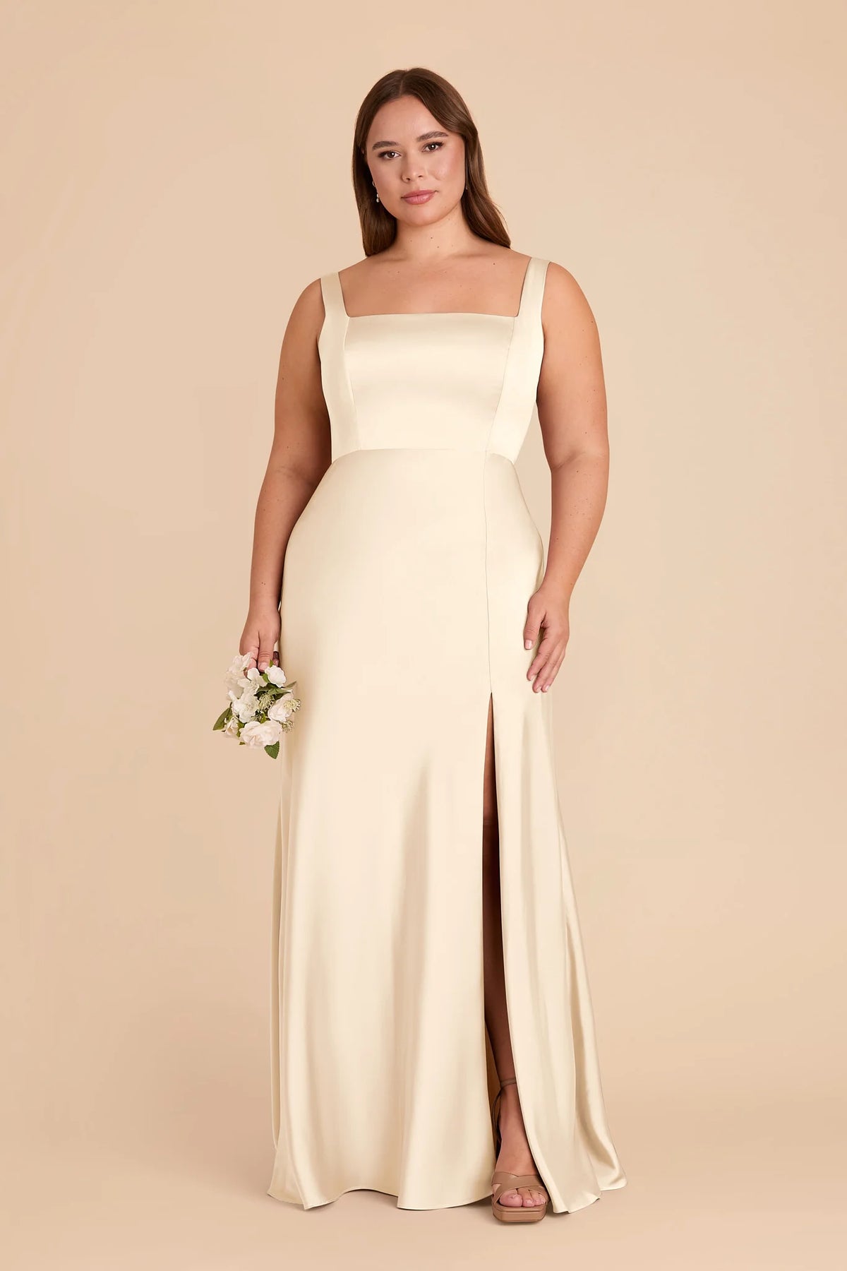 Elowen Ivory Cream alternate view 1 bridesmaid dress