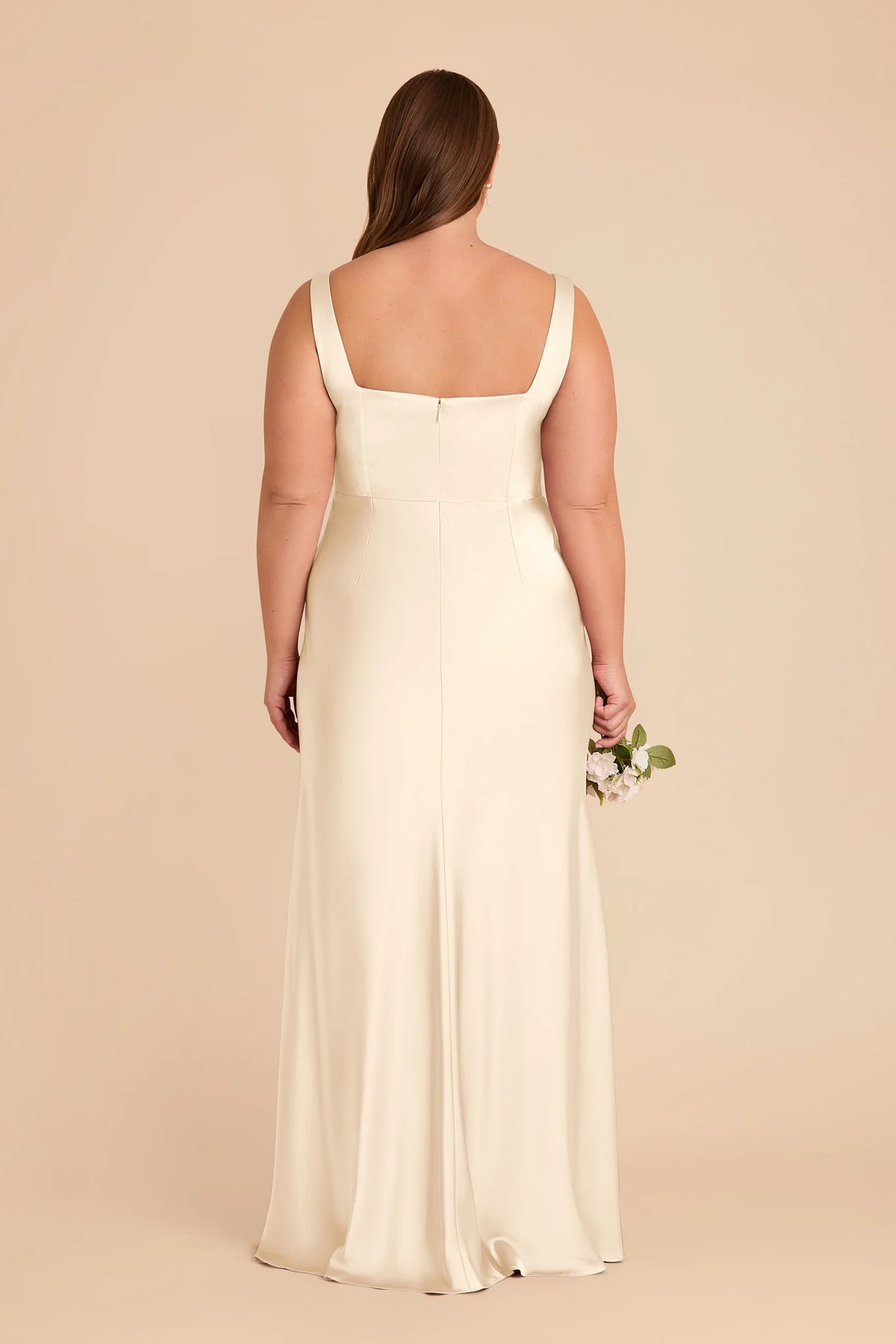 Elowen Ivory Cream back view bridesmaid dress