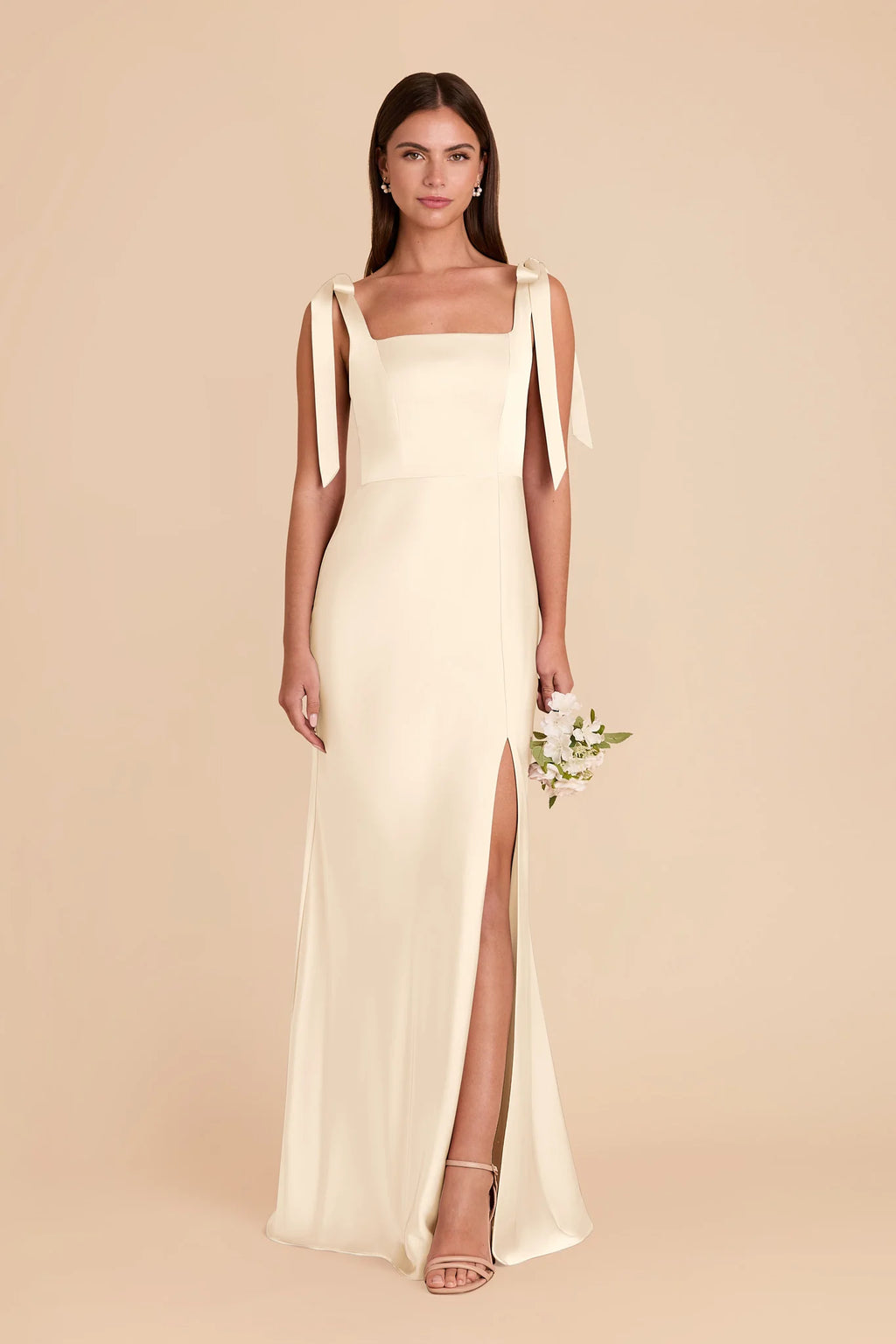 Elowen Ivory Cream alternate view 2 bridesmaid dress