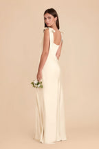 Elowen Ivory Cream alternate view 3 bridesmaid dress