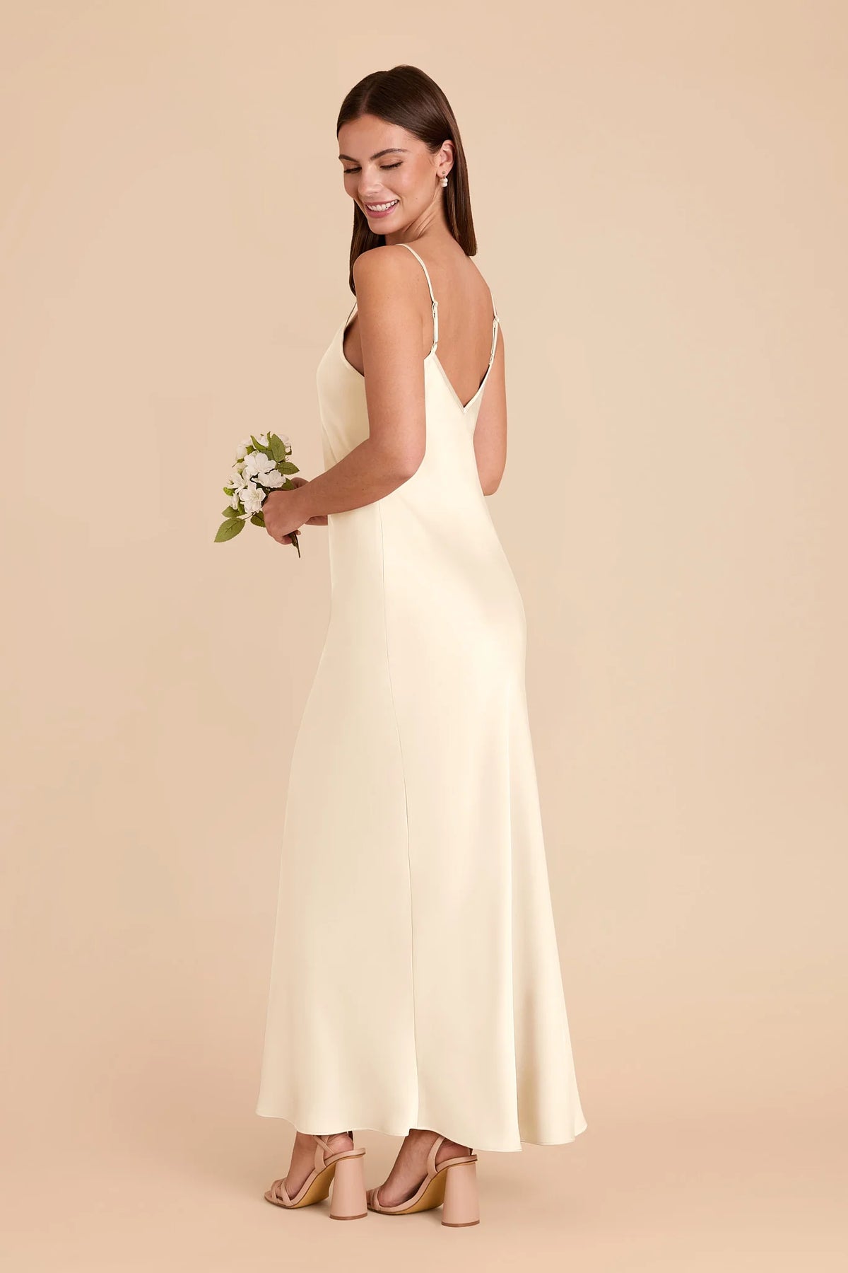 Amara Ivory Cream alternate view 3 bridesmaid dress